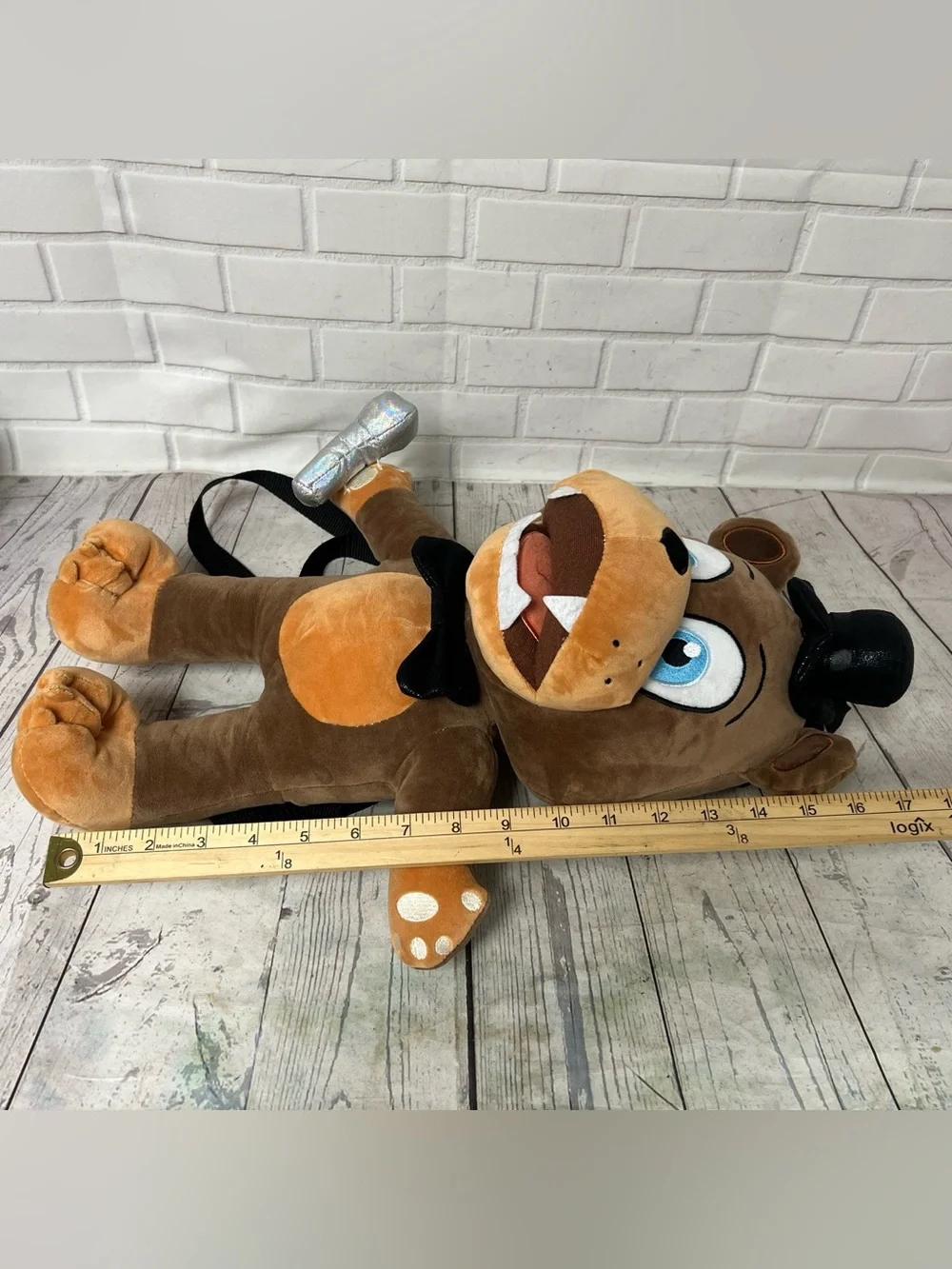 Bioworld Five Nights At Freddys Plush Backpack Freddy Fazbear FNAF